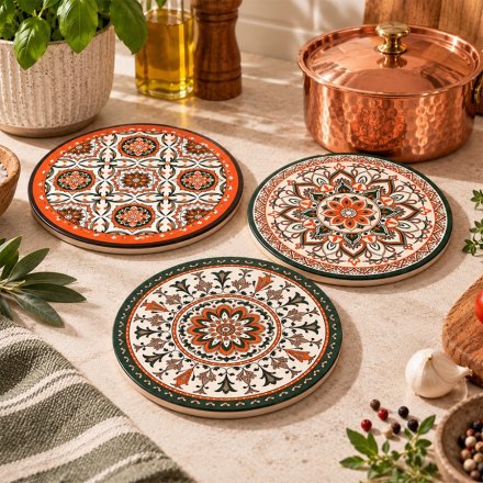 3/A Tuscany Ceramic Trivets 