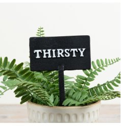 Add a touch of humour to your garden with this stylish cast iron plant stake