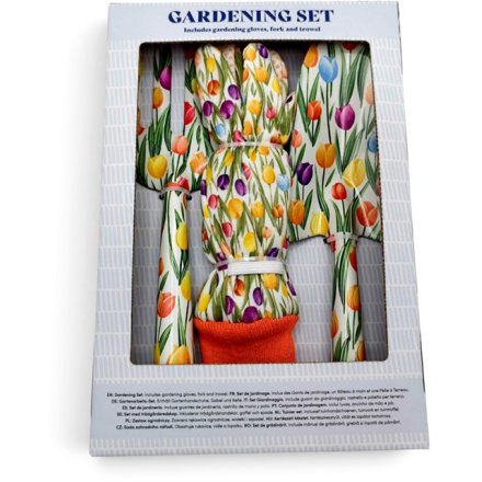 3 Piece Tulips Gardening Gift Set