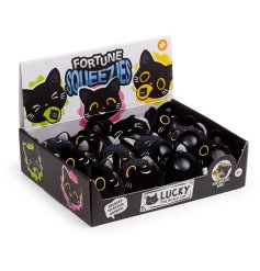 Discover delightful and mysterious answers with this charming black cat plush fortune teller