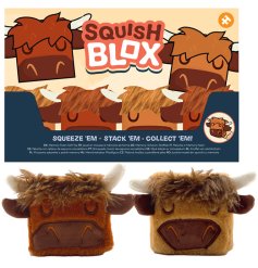 Charming Highland Coo cow plush perfect for soothing squeezes and playful moments