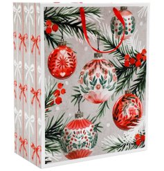 An ideal festive bag for all your Christmas presents
