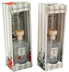 Bring festive warmth to your home with an elegant cinnamon-scented diffuser