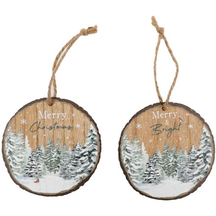 2/A Bark Forest Hanger, 10cm 