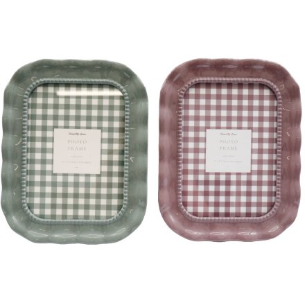 5x7 Rect Frilly Photo Frame, 23.3cm 