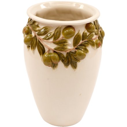 3D Olive Design Vase, 27cm 