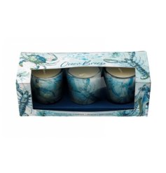 Trio of ocean-inspired candle holders to bring a touch of seaside serenity to your space