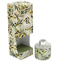 Bring the serene scent of olive groves into your home with this elegant diffuser