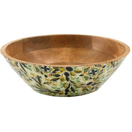Casa Oliva Enamel Bowl, 30cm 