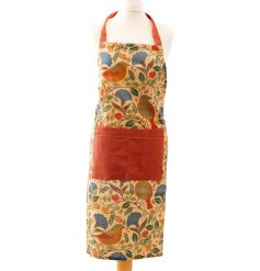  This apron brings the beauty of nature straight into the heart of your kitchen.