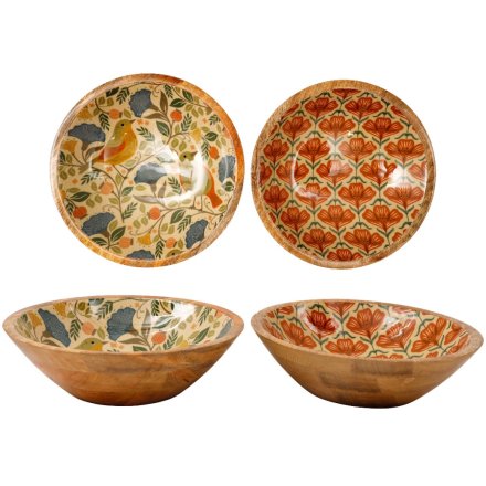 2/A Larkwood Enamelled Bowl, 30cm 