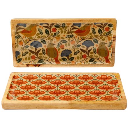 2/A Larkwood Enamel Trays, 40cm 