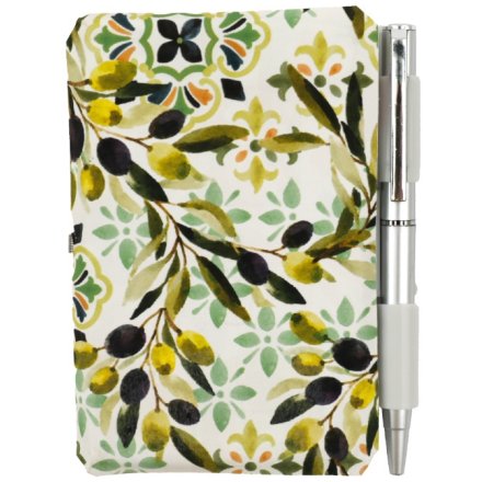 10cm Oliva Notebook & Pen Set