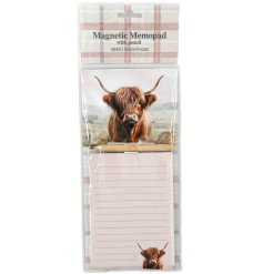 Keep your notes within easy reach on this charming H.Cow magnetic memo pad, perfect for kitchen or office