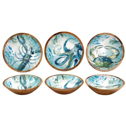 3/A Ocean Enamelled Bowl, 30cm