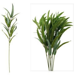 Bring timeless Mediterranean charm into your home with this lifelike olive leaf stem