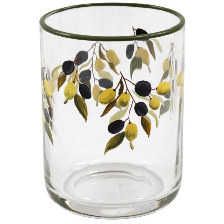 Casa Oliva Glass Tumbler, 11cm