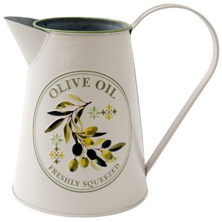 Embossed Oliva Jug Vase, 16.5cm 