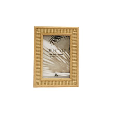 4x6" Rib Bezel Photo Frame 
