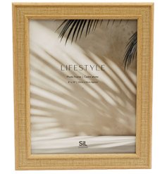 Textured ribbed frame offering refined charm to showcase your favourite memories