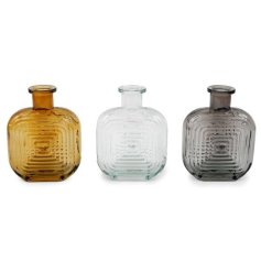a charming ribbed vase