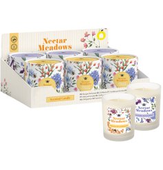 Enjoy the soothing scents of lavender, geranium, mimosa and cardamom in a stylish, travel-friendly candle