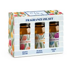 Delightful trio of fragrance oils to refresh your home with floral and fruity notes