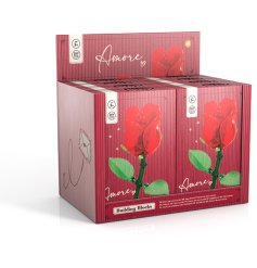 Build an elegant heart-shaped rose with this simple micro construction kit for children aged 6 and over