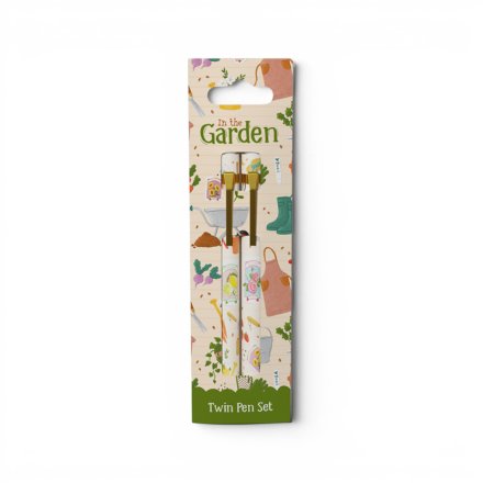 13.5cm In The Garden Twin Pen Set
