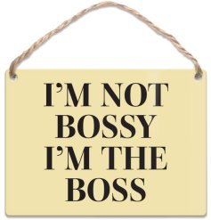 Bring a smile with this cheeky mini metal sign, ideal for brightening any area