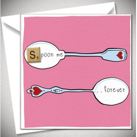Spoon Me Forever Greeting Card, 15cm 