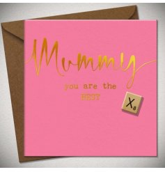 The perfect card for the best mum out there! 