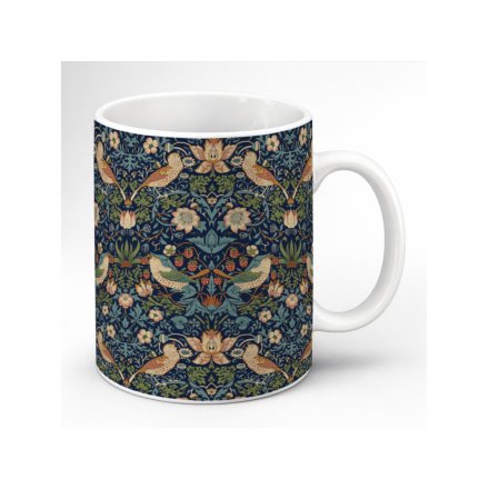 William Morris Strawberry Thief Indigo Mug