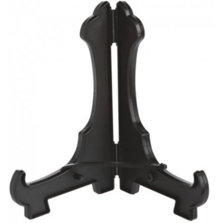 Black Plate Stand, 4 inches
