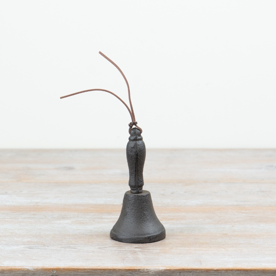 Campanella da cena in ghisa rustica, 13 cm per la vendita all'ingrosso da parte di Gainsborough Giftware x Portland Living